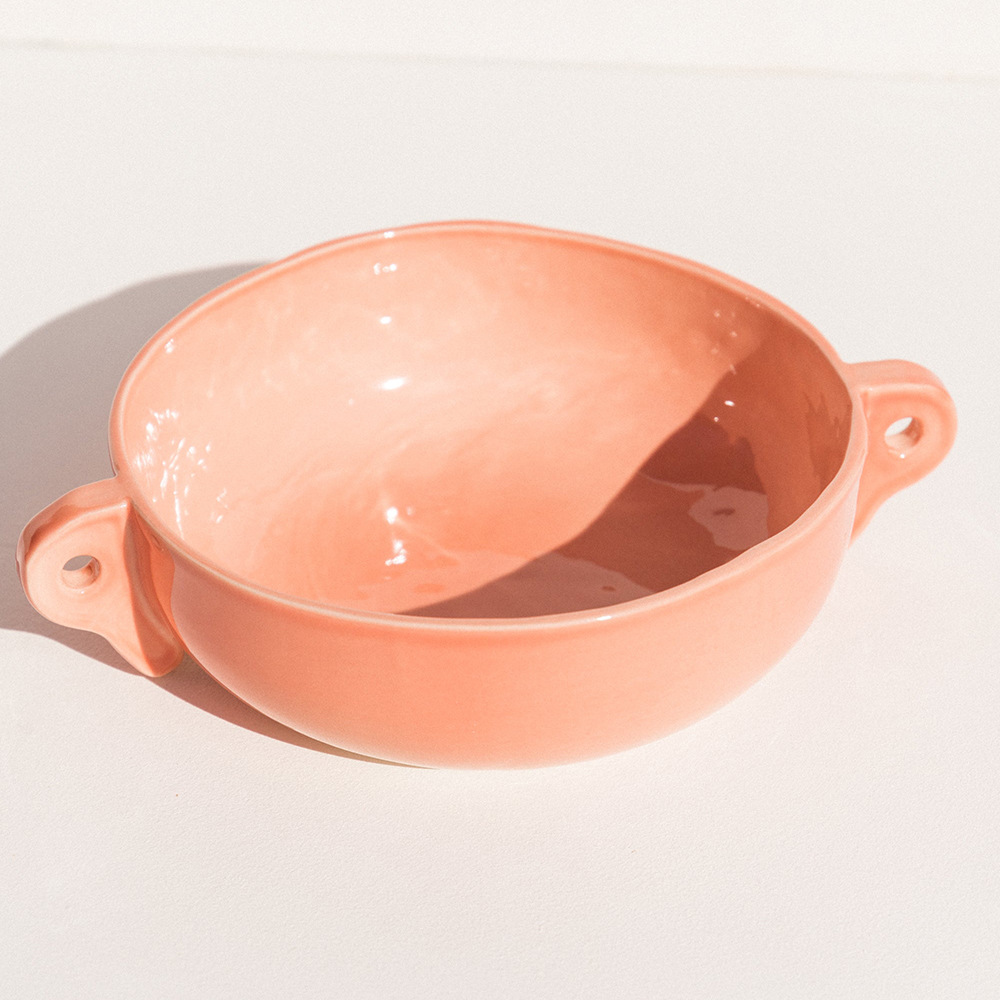 Ceramic binaural bowl household 20221105