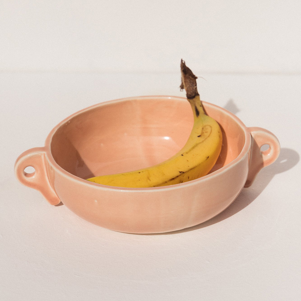 Ceramic binaural bowl household 20221105
