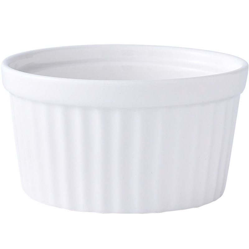 Ceramic bowl Souffle pudding dessert baking bowl  MU0059-1-2