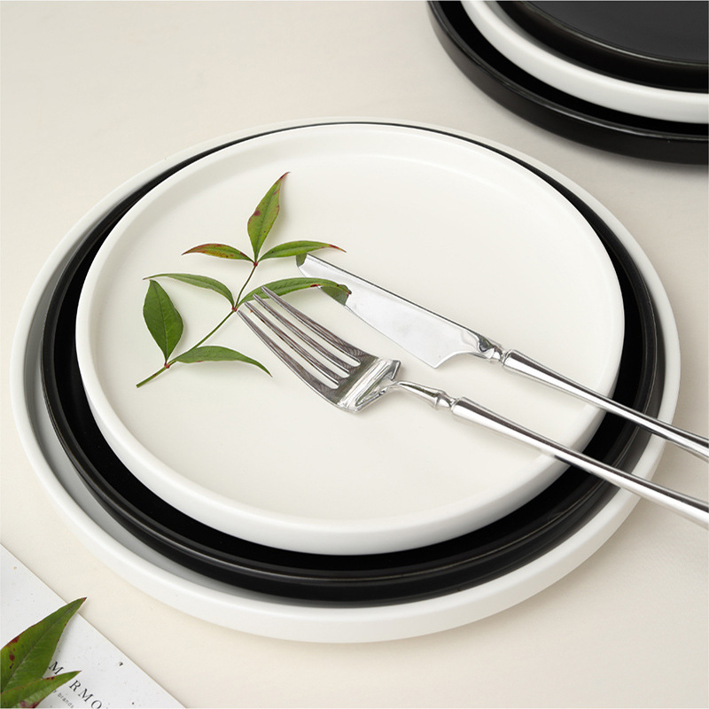 Creative plate Ceramic Western plate 20221219 02