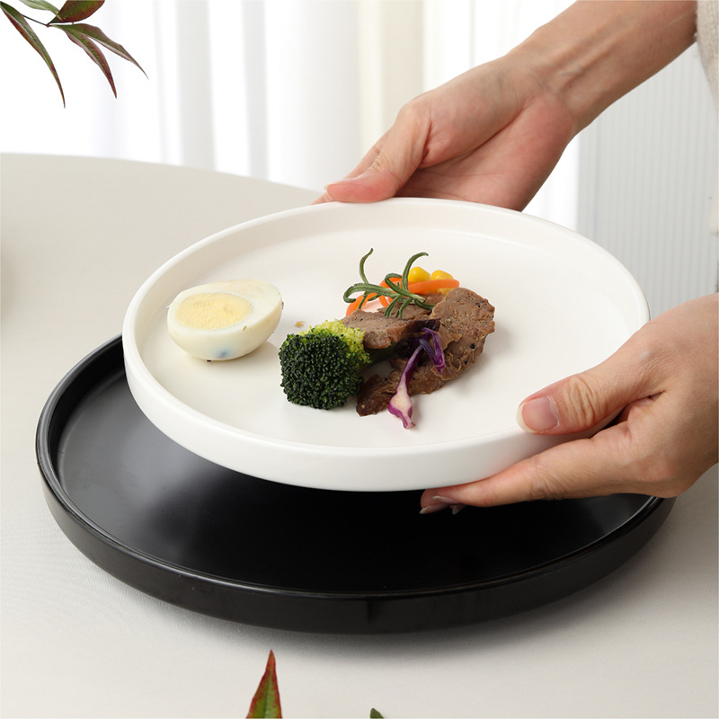 Creative plate Ceramic Western plate 20221219