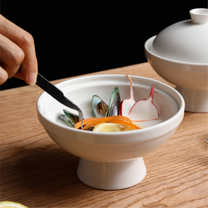 Fish glue bowl soup set with covered bowl 20220527 02