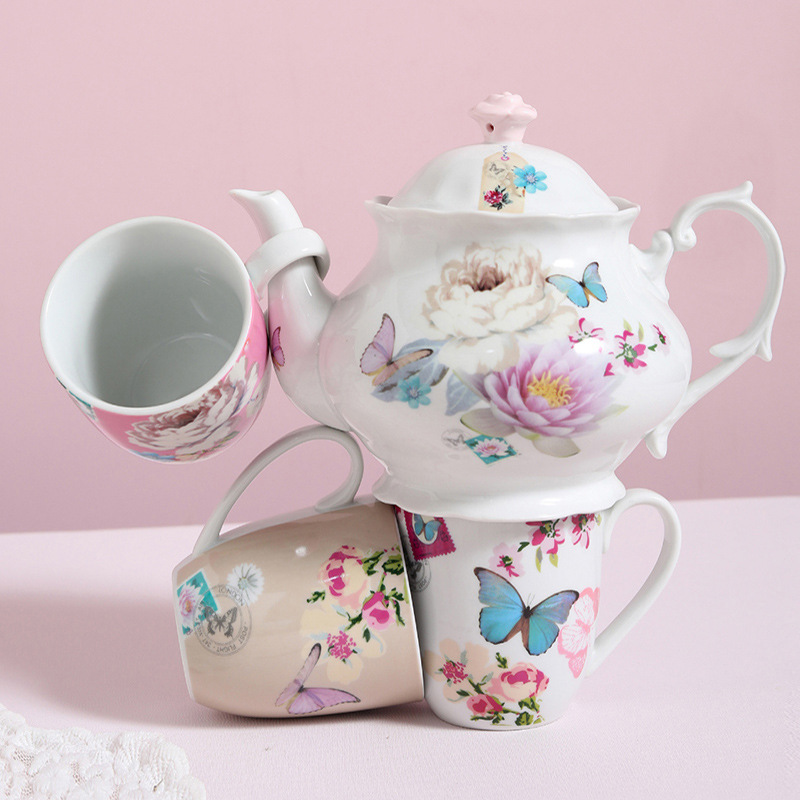 Garden wind cup ceramic coffee set 20230603