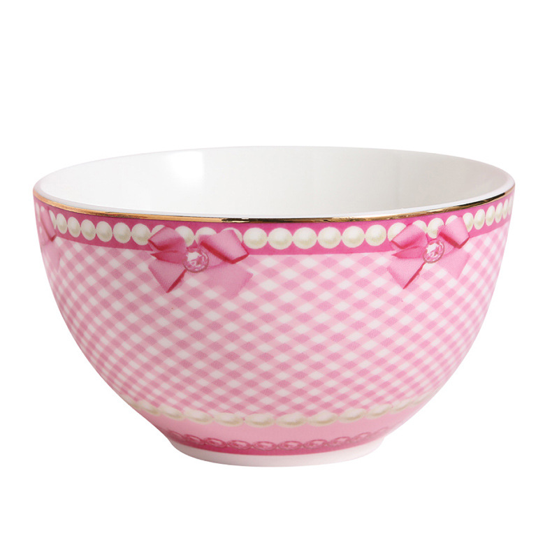 Light luxury fine tableware household rice bowl 20230608 02