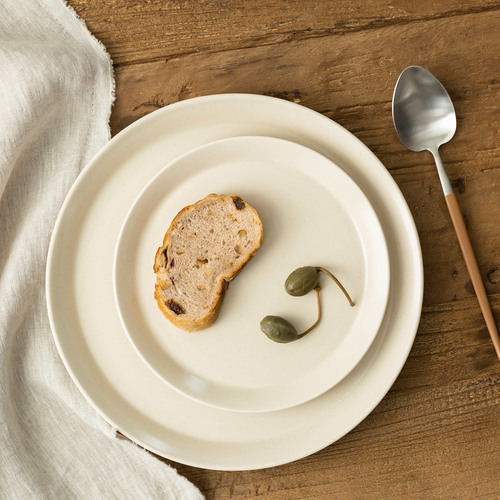 Simple household disc dessert plate 20230714