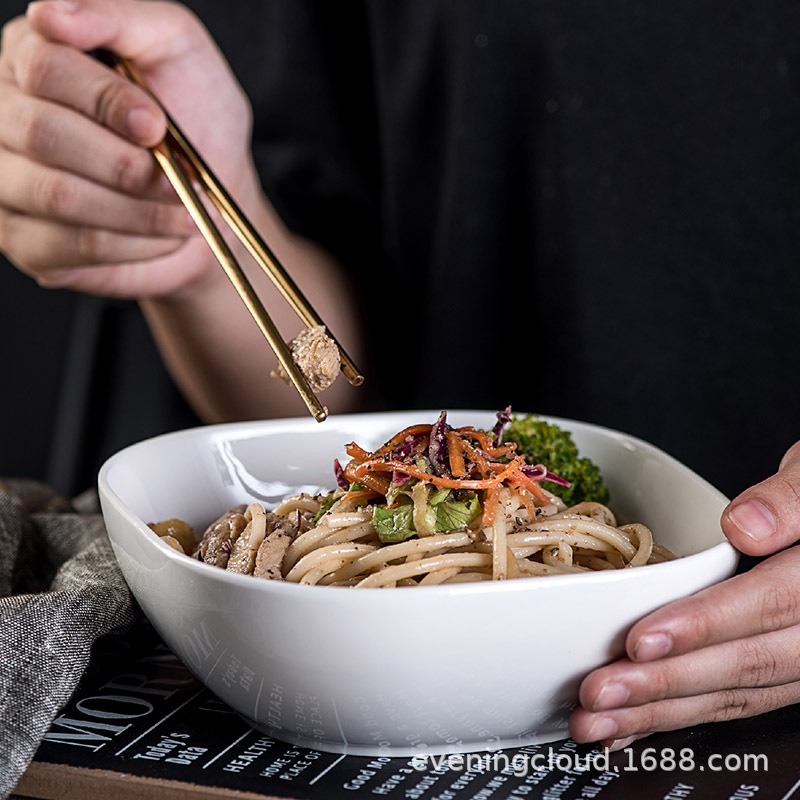 Simple rice bowl salad bowl MU0048-1