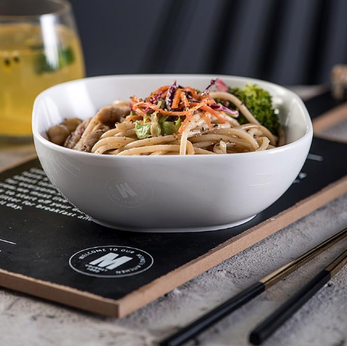 Simple rice bowl salad bowl MU0048-1