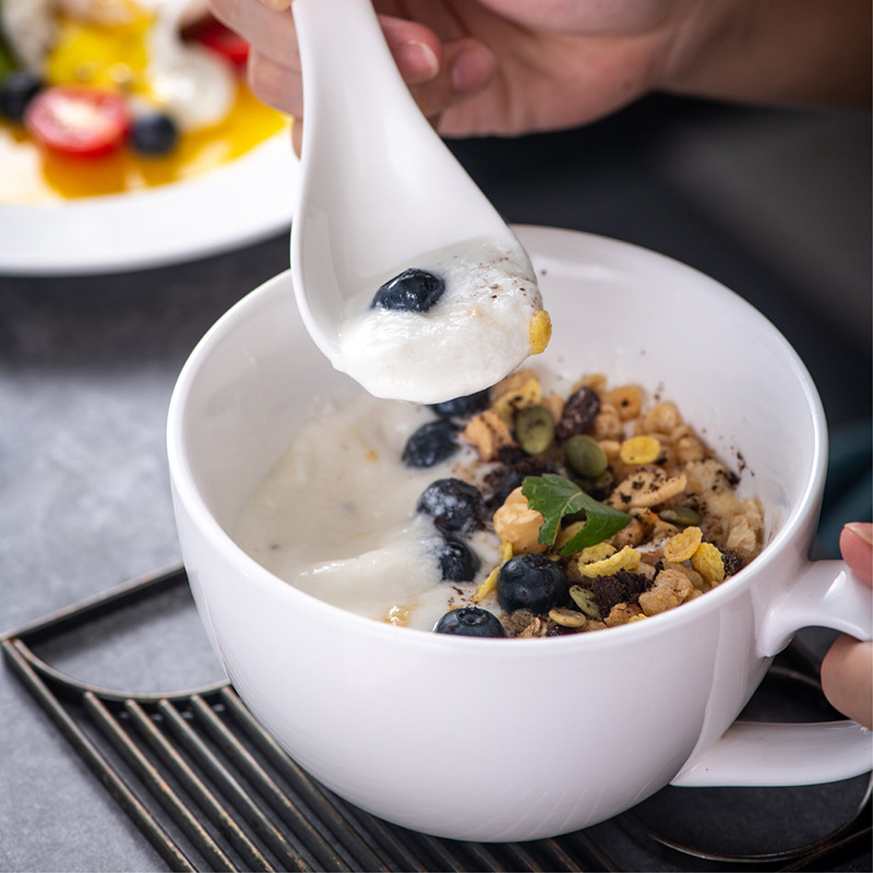 White ceramic cup set  MM1234+J0572+DCS004