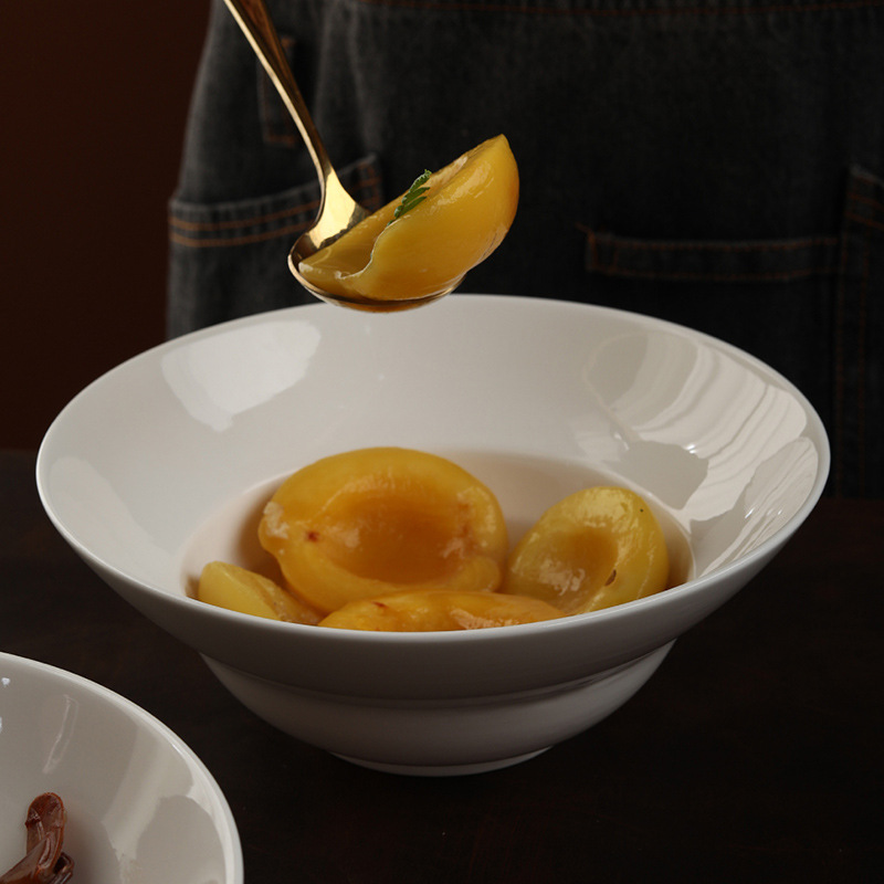 White new porcelain pasta plate 20220421 02