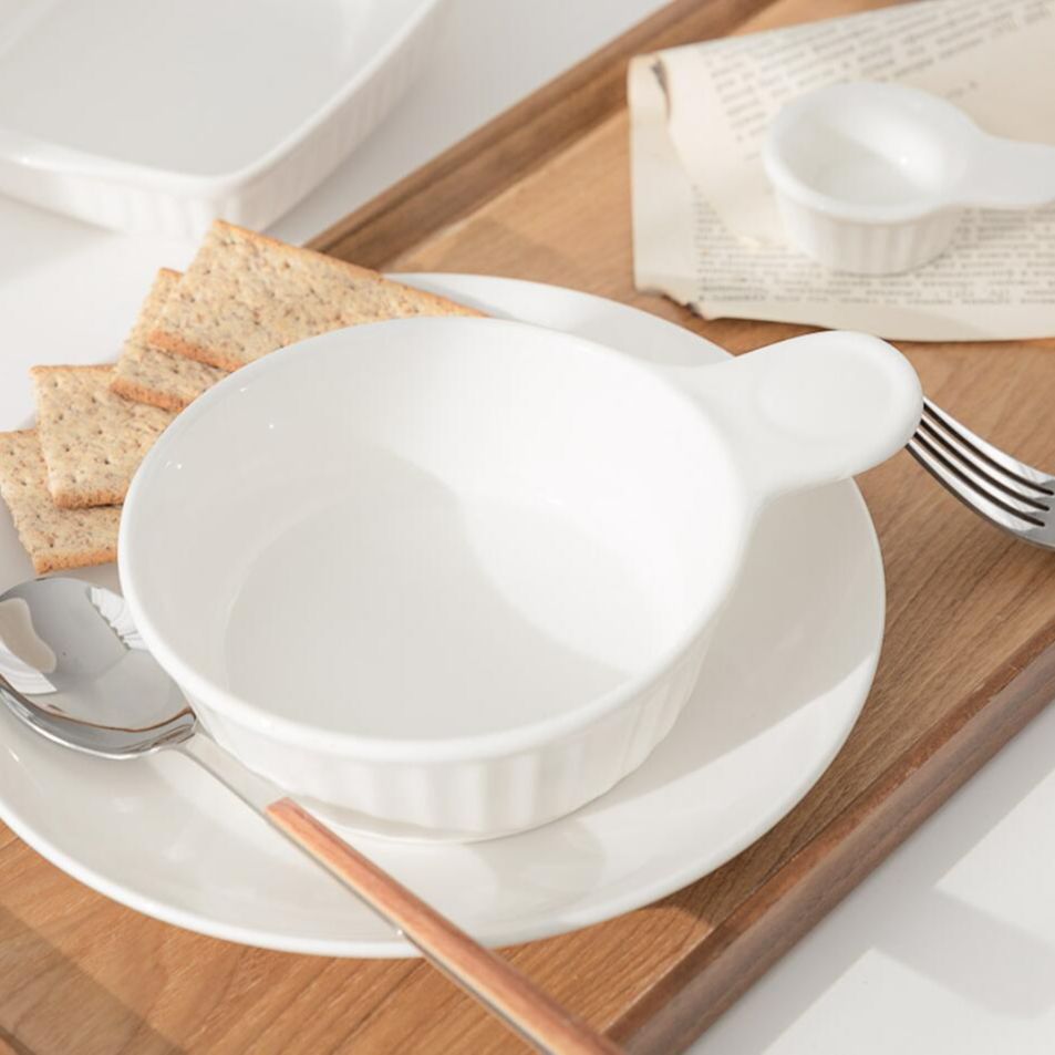 Yogurt bowl ceramic dish handle 20230728 02