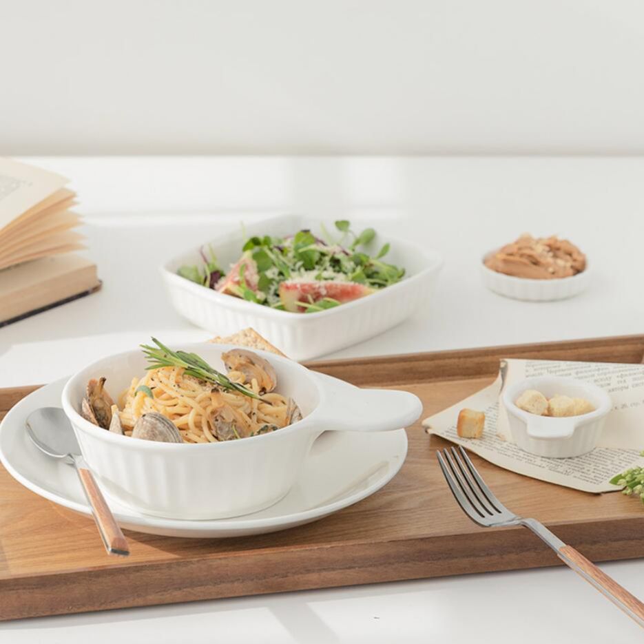 Yogurt bowl ceramic dish handle 20230728